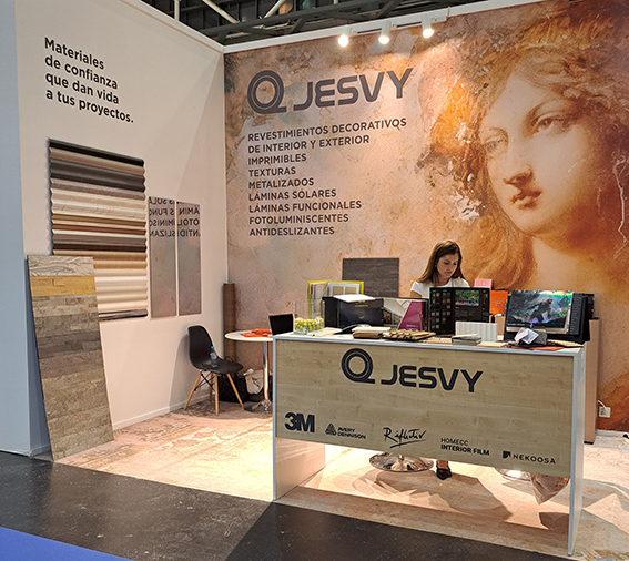 Jesvy y los revestimientos decorativos en feria TextilHogar